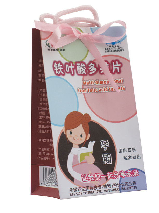 点击放大 红枫叶 铁叶酸多维片(孕期)