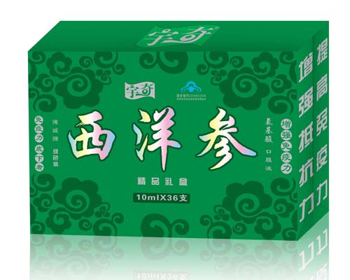 点击放大 西洋参氨基酸口服液(绿色装)
