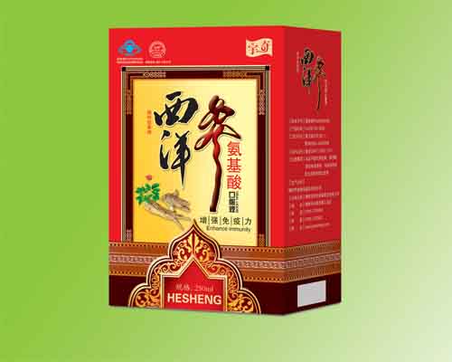 点击放大 西洋参氨基酸口服液