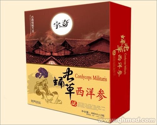 蛹虫草西洋参 保健酒 