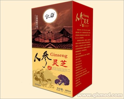 点击放大 人参灵芝 保健酒