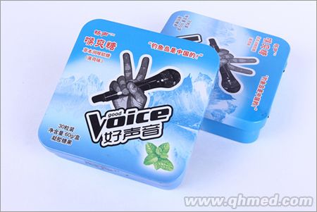 点击放大 畅声 好声音喉爽糖(薄荷味)-铁盒装1
