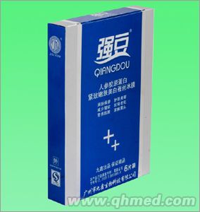 人参胶原蛋白紧致嫩肤美白蚕丝面膜6片装 