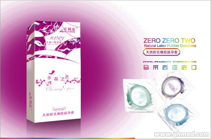 点击放大 水晶之恋天然胶乳橡胶避孕套