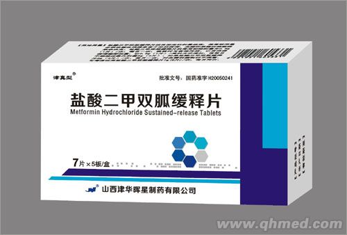 点击放大 盐酸二甲双胍缓释片