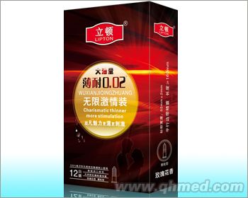 点击放大 立顿避孕套.薄耐0.02.大油量.无限激