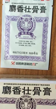 麝香壮骨膏 