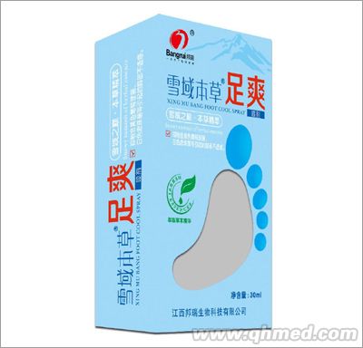 点击放大 雪域本草足爽喷剂