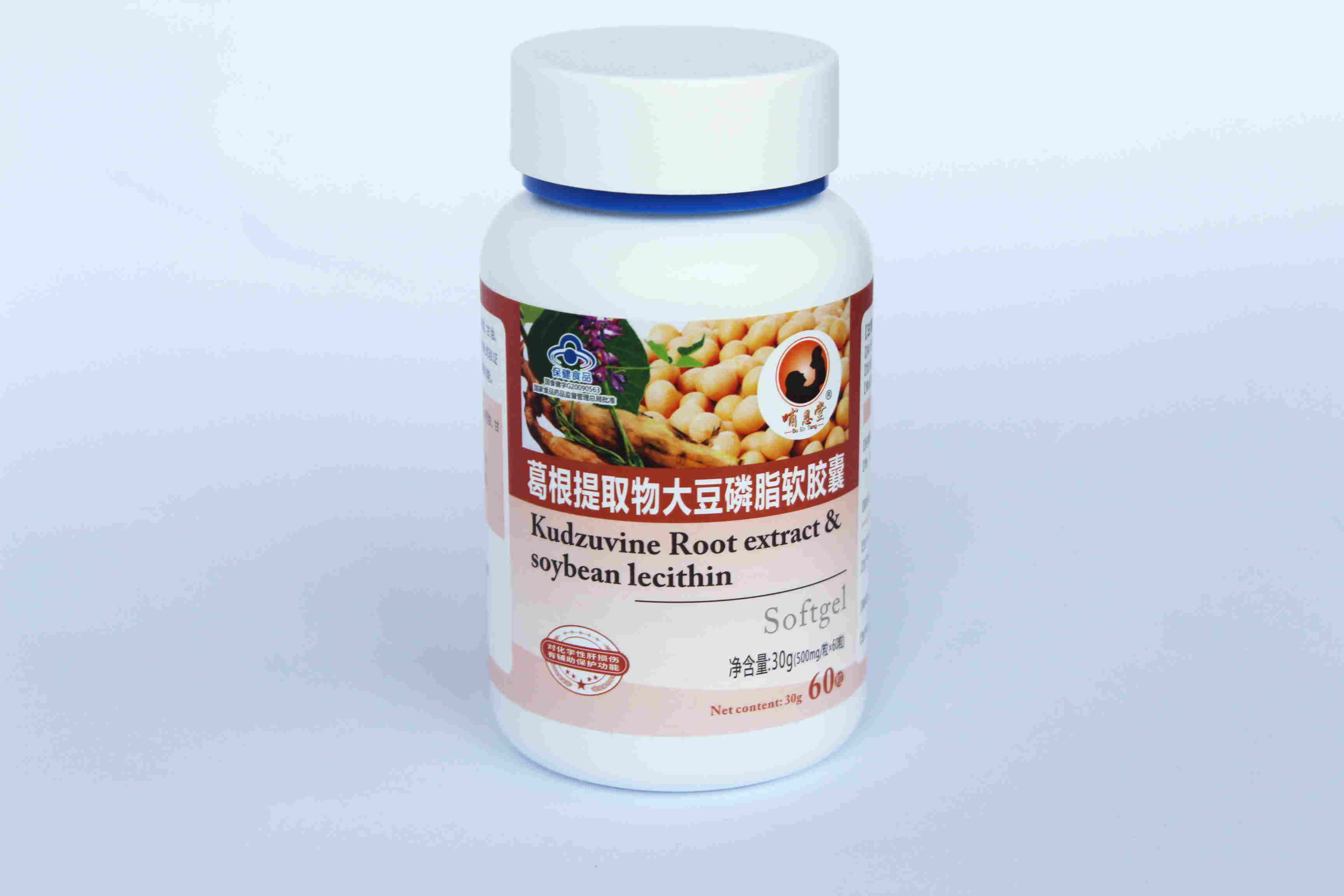 哺恩堂牌葛根提取物大豆磷脂软胶囊 