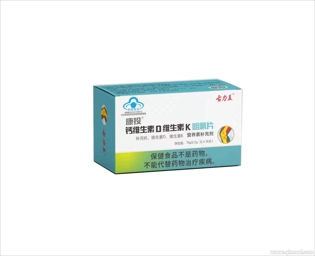 点击放大 康投钙维生素D维生素K咀嚼片